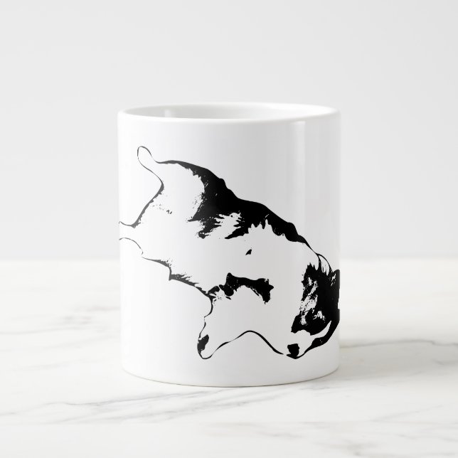 Belly-Up Bliss Large Coffee Mug (Front)