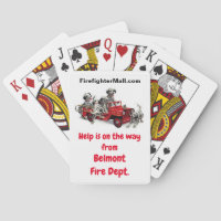 Belmont Fire Dept. Dalmation Firefighters Playing