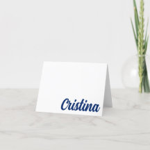 Belmont University Personalized Thank-you Card