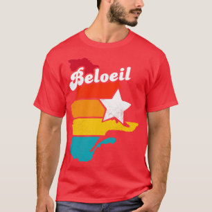 Beloeil Quebec Canada Vintage Distressed Souvenir T-Shirt