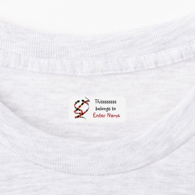 Belongs to Snake Personalized Animal (Affixed)