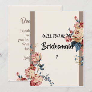 beloved Bridesmaid Invitation