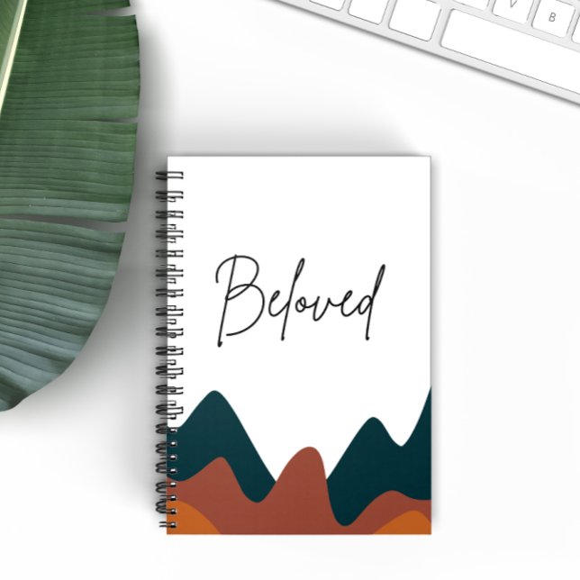 Beloved Burnt Orange Mountain Christian Faith Notebook (Creator Uploaded)