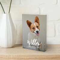 Beloved Caption Personalized Acrylic Photo Block