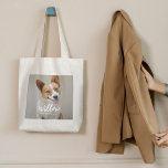 Beloved Caption Personalized Photo Tote Bag<br><div class="desc">Visit berryberrysweet.com for stylish personalized gifts and stationery.</div>
