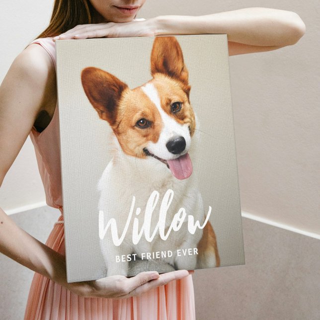 Beloved Caption Personalized Photo Wrapped Canvas (Creator Uploaded)