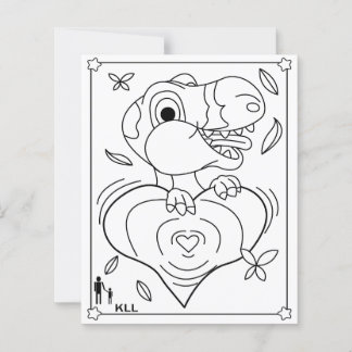 Beloved Dinasoaur colouring pages