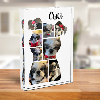 Beloved, Family Dog Keepsake Photo Collage Block