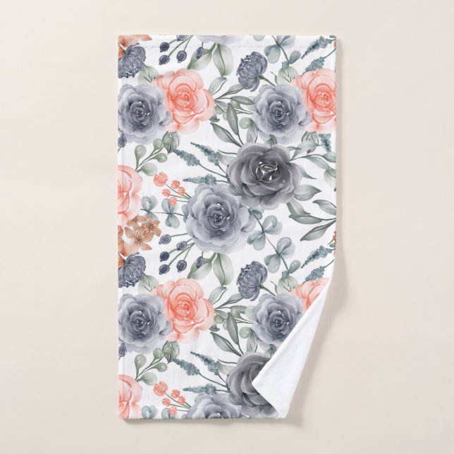 beloved floral     hand towel (Hand Towel)