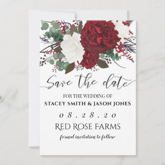 BELOVED FLORAL WEDDING SAVE THE DATE