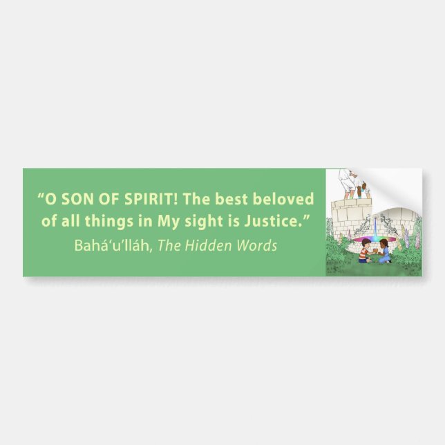 Beloved Justice Bumper Sticker (Front)