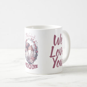 Beloved Mom, daughter kiss, Best Gift Ever, Jenny Coffee Mug