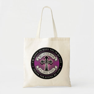 Beloved Mom I Love You Tote Bag