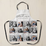 Beloved Nana Grandma Custom Family Photo Keepsake Apron<br><div class="desc">Stir up warmth with the "Beloved Nana" apron—a canvas of memories where culinary tales and laughter blend. A perfect gift for Mother's Day or a birthday, each thread weaves through family moments, binding generations. It's not just an apron; it's a garment of love, making grandmas feel cherished with every use....</div>