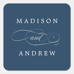 Beloved Personalized Wedding Stickers
