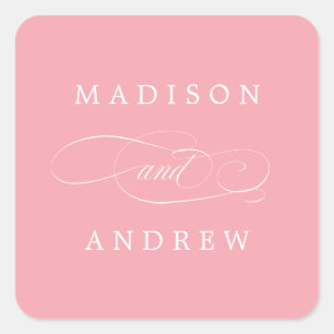 Beloved   Personalized Wedding Stickers