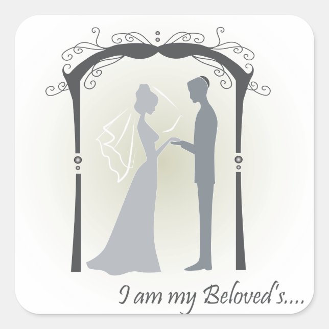 Beloved Square Sticker (Front)