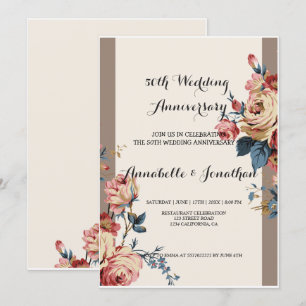 beloved  Wedding Anniversary Invitation