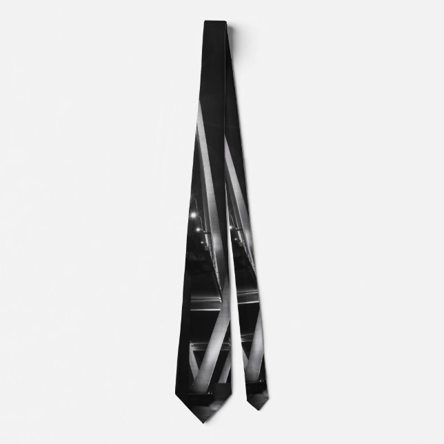 Below Arthur Ravenel Grayscale Neck Tie (Front)