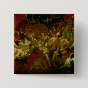 Belshazzar's Feast 2 Inch Square Button
