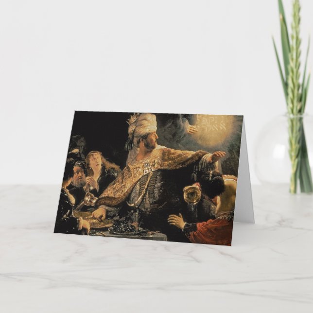 Belshazzar's Feast c.1636-38 Card (Front)