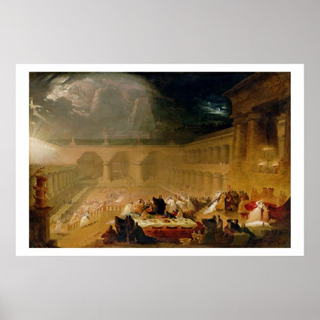 Belshazzar's Feast (oil on canvas) Poster (Front)