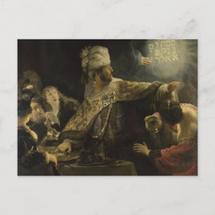 Belshazzar's Feast Postcard