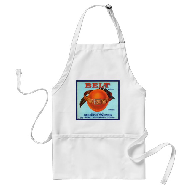 Belt Brand California Oranges Standard Apron (Front)
