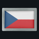 Belt Buckle with Flag of Czechia<br><div class="desc">Add a touch of Czech pride to your wardrobe with our exclusive belt buckle featuring the flag of Czechia! Crafted with meticulous attention to detail, this belt buckle is more than just a functional accessory—it’s a celebration of Czech heritage and national pride. The vibrant Czech flag design makes this belt...</div>