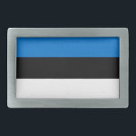 Belt Buckle with Flag of Estonia<br><div class="desc">Show off your Estonian pride with every outfit using this bold and stylish belt buckle featuring the flag of Estonia! Designed to blend fashion with national identity, this eye-catching belt buckle proudly displays the iconic blue, black, and white stripes of the Estonian flag. It’s more than just a functional accessory—it’s...</div>