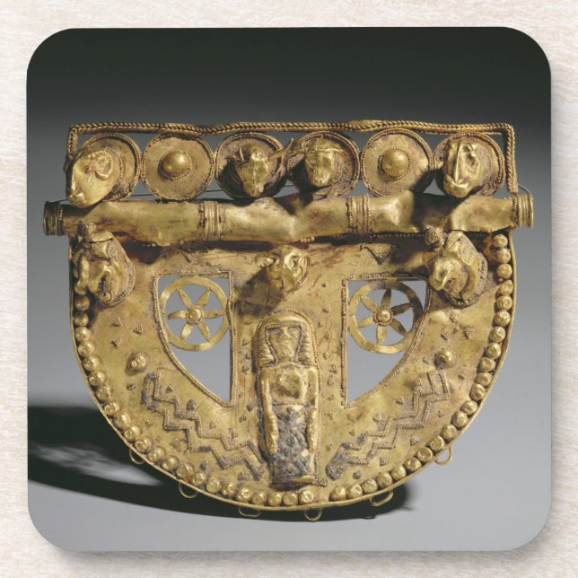 Belt-buckle with granulated decoration, Orientaliz Coaster (Front)