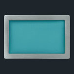 Belt Buckle with Teal Background<br><div class="desc">Belt Buckle with a Teal Background ready for you to add your own text or image.</div>