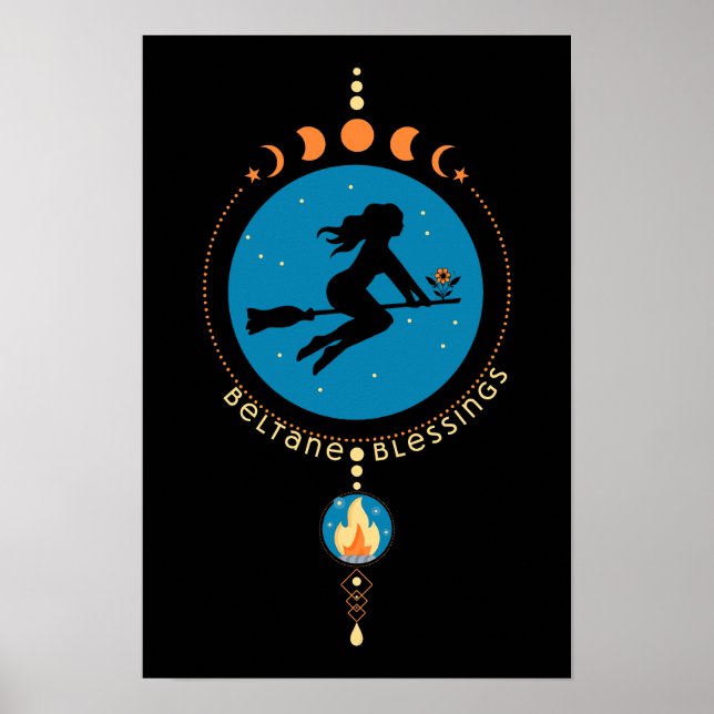 Beltane Blessings Poster (Front)