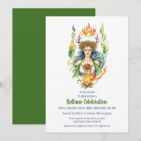 Beltane Fire Summer Goddess Floral Sabbat Party