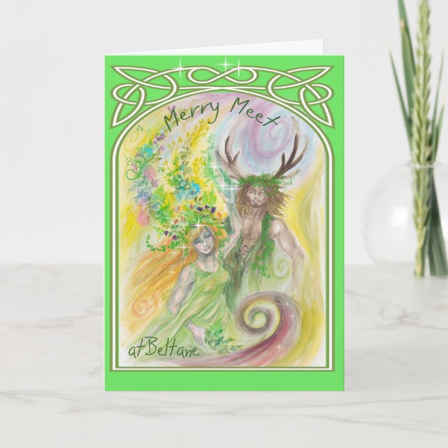 Beltane God and Goddess Card (Front)