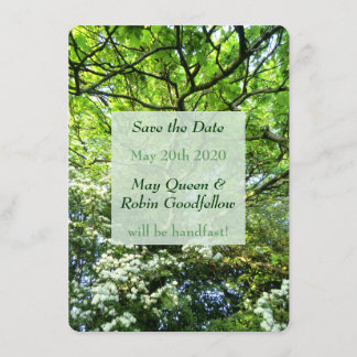 Beltane Pagan Handfasting Enregistrer la carte Dat