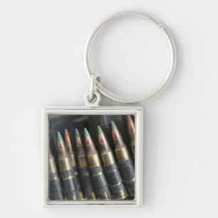 Belted bullets for an M-249 squad automatic wea Keychain