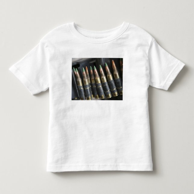 Belted bullets for an M-249 squad automatic wea Toddler T-shirt (Front)