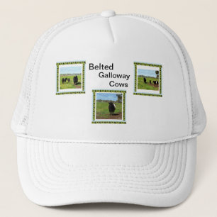 Belted Galloway Cows,  Trucker Hat
