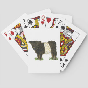 'Beltie' Belted Galloway Playing Cards