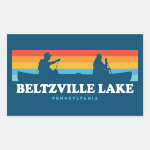 Beltzville Lake Pennsylvania Canoe Sticker
