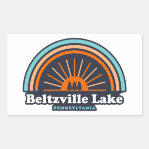 Beltzville Lake Pennsylvania Rainbow Sticker