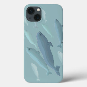 Beluga Baleine coque ipad Baleine Art Tablet coque