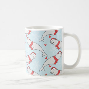 Beluga Christmas Mug