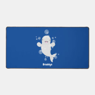 Béluga mignon bulles dessin de dessin animé