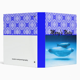 Beluga Mother and Baby Binder