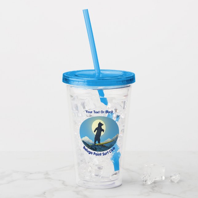 Beluga Point Surf Club Acrylic Tumbler (Front Ice)