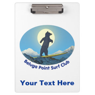 Beluga Point Surf Club Clipboard