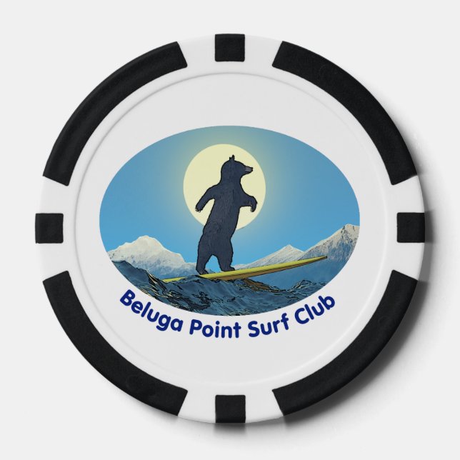 Beluga Point Surf Club Poker Chips (Front)