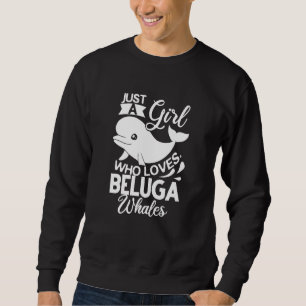 Beluga Whale Baby Animal 1 Sweatshirt
